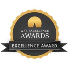 Web Excellence Award recognition badge for WebSpero